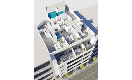Attique - Nouvelle construction - Torrevieja - NB-68033