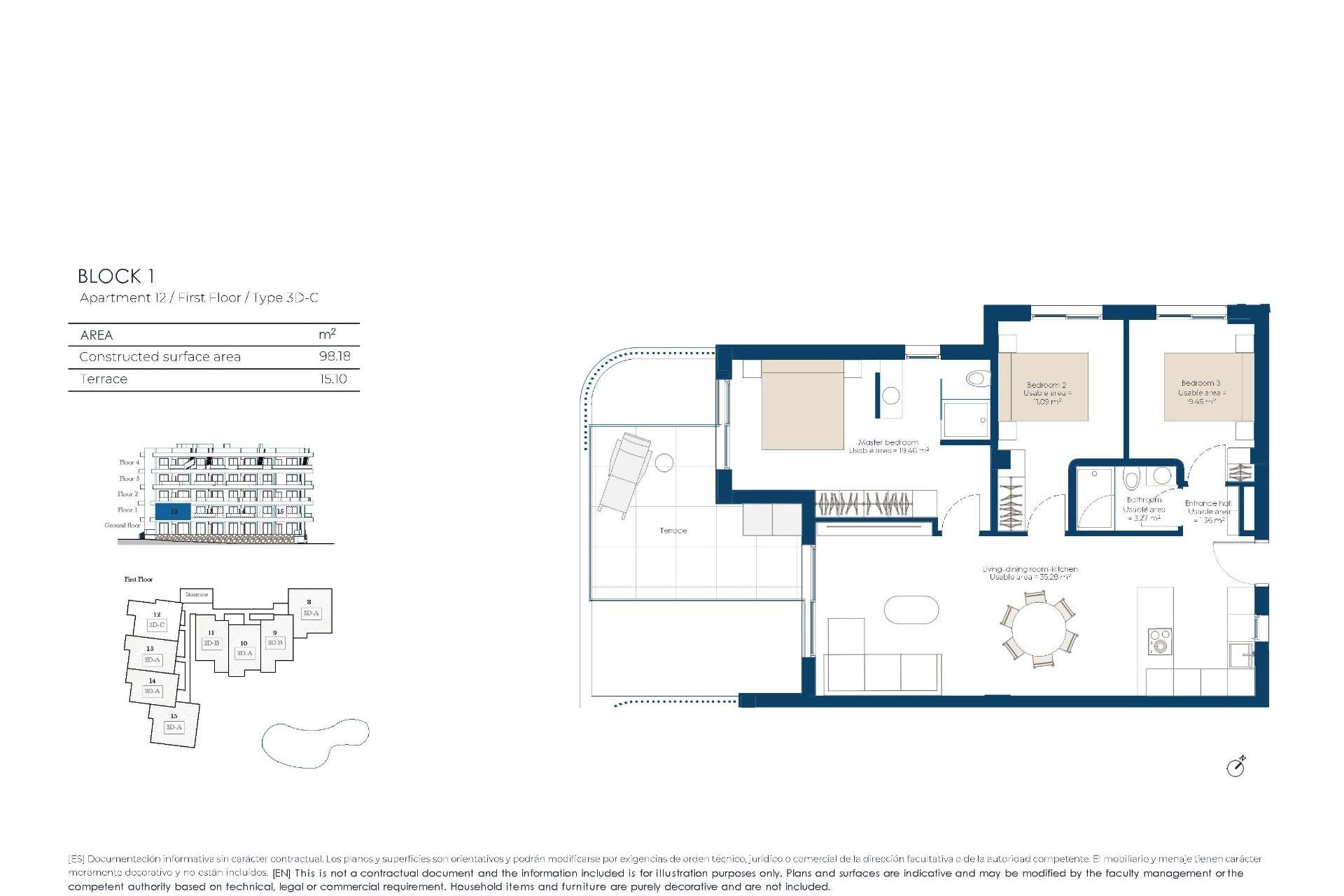 New Build - Apartment / flat - Baños y Mendigo - El Valle Golf