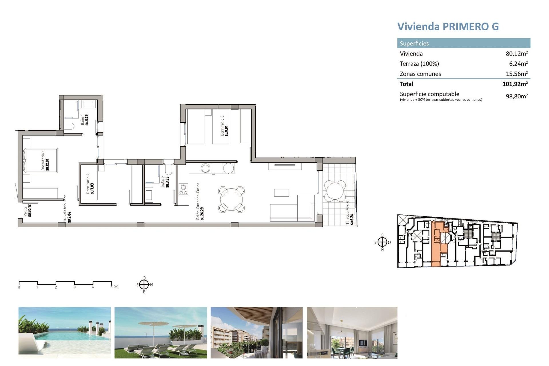 New Build - Apartment / flat - Guardamar del Segura - Pueblo