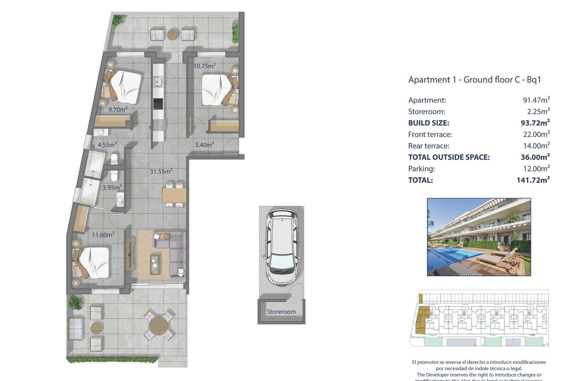 New Build - Apartment / flat - Los Alcazares - Los Narejos