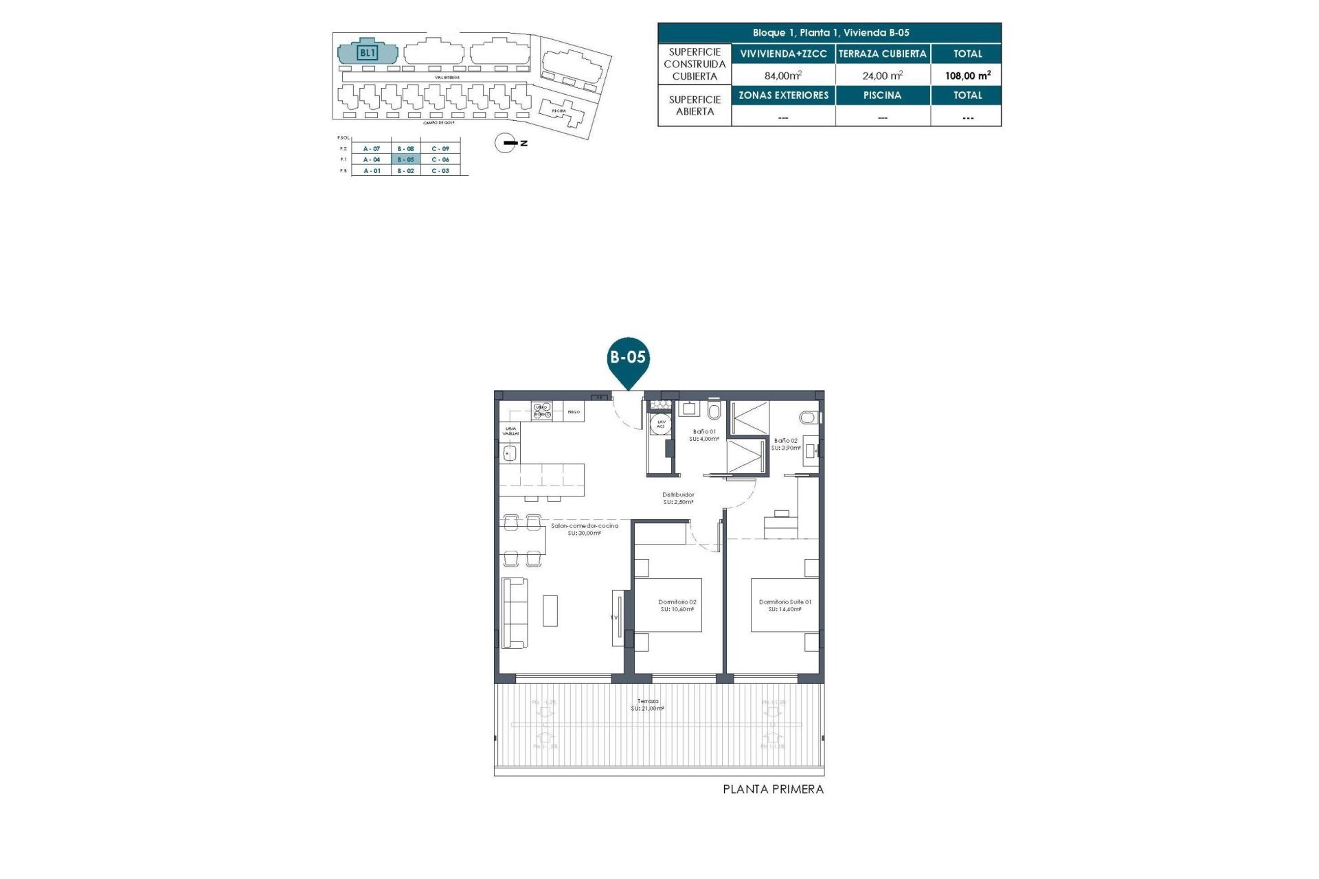 New Build - Apartment / flat - Los Alcazares - Serena Golf