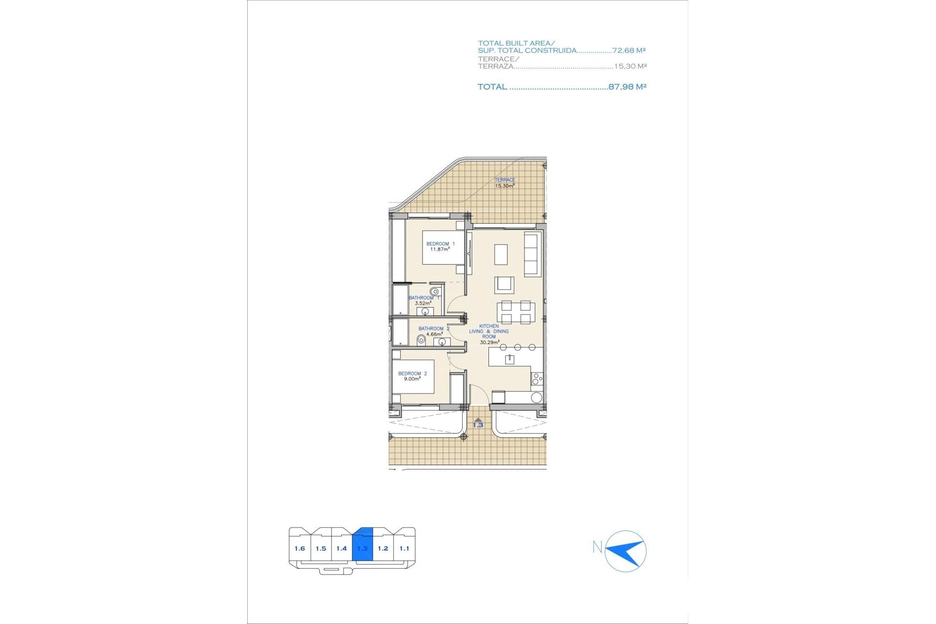 New Build - Apartment / flat - Los Alcazares - Serena Golf