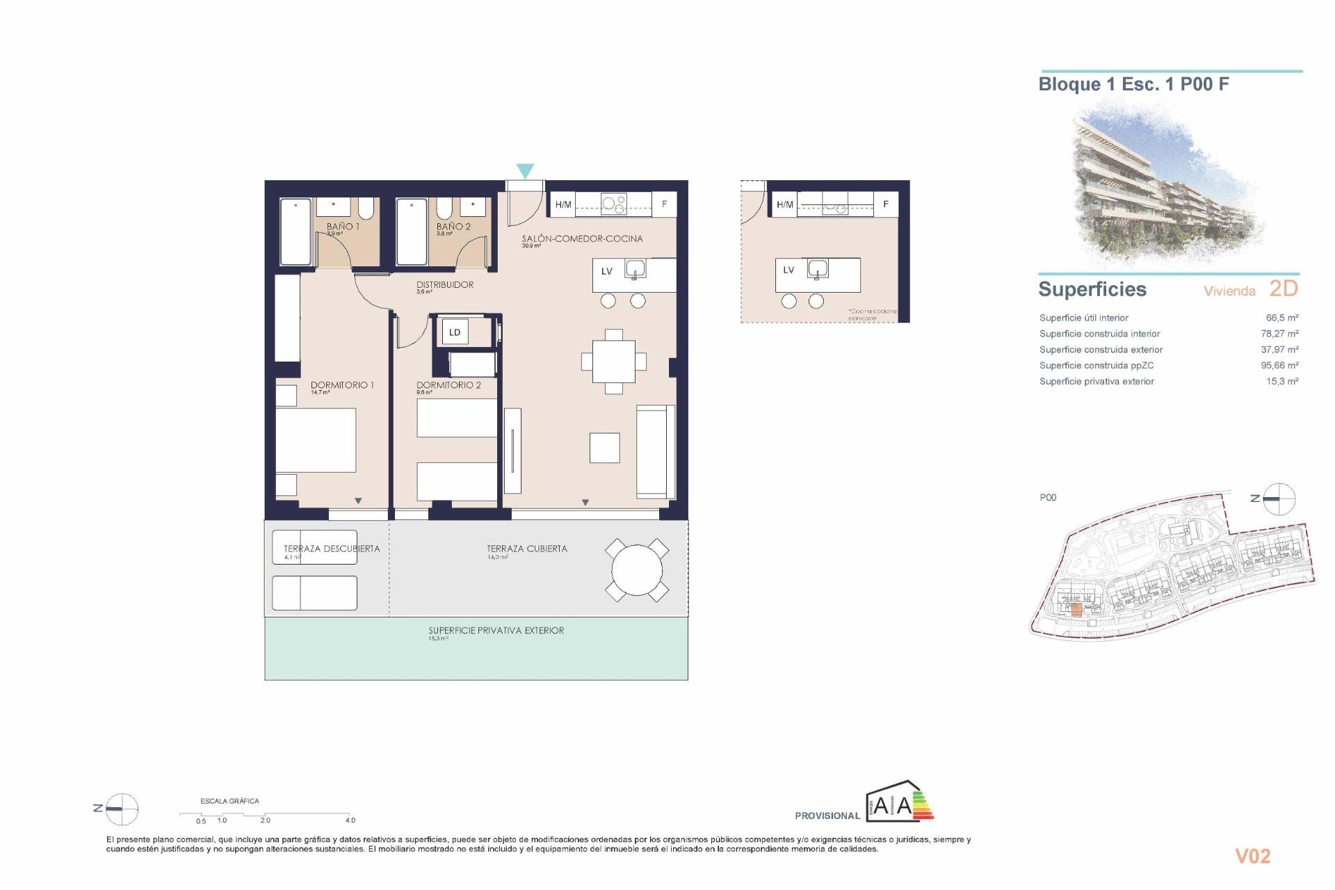 New Build - Ground floor apartment - Denia - Playa de La Almadraba