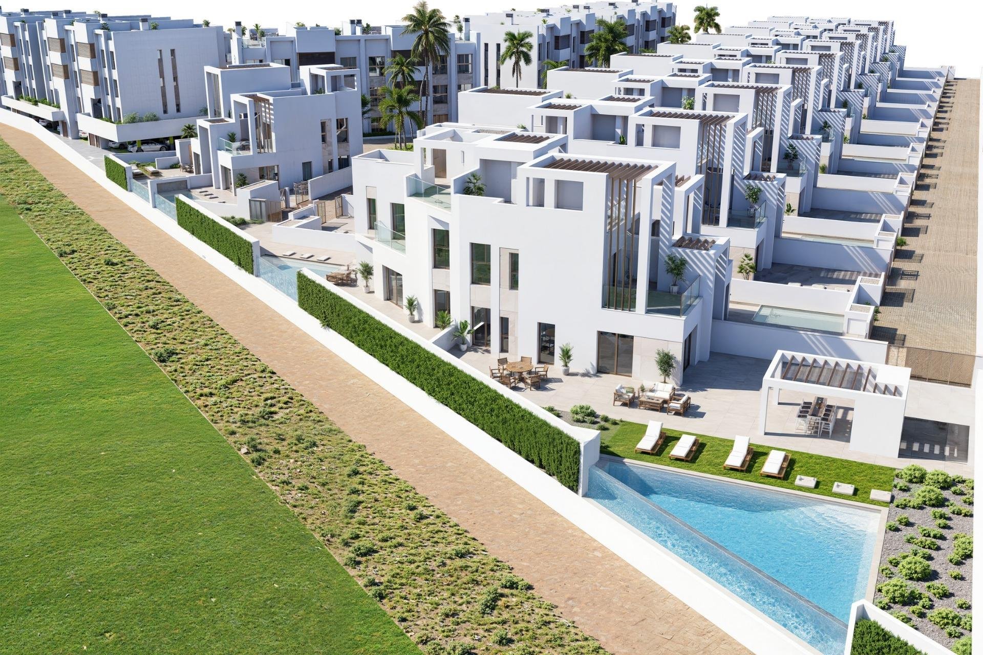 New Build - Quad - Los Alcazares - Serena Golf