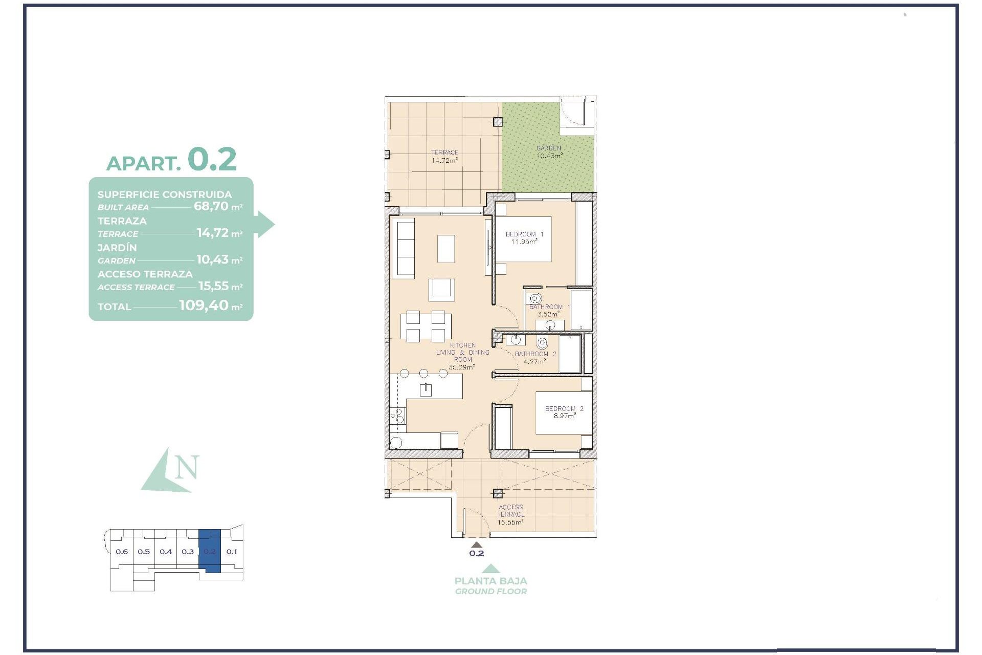 Nouvelle construction - Apartment - Los Alcazares - Serena Golf