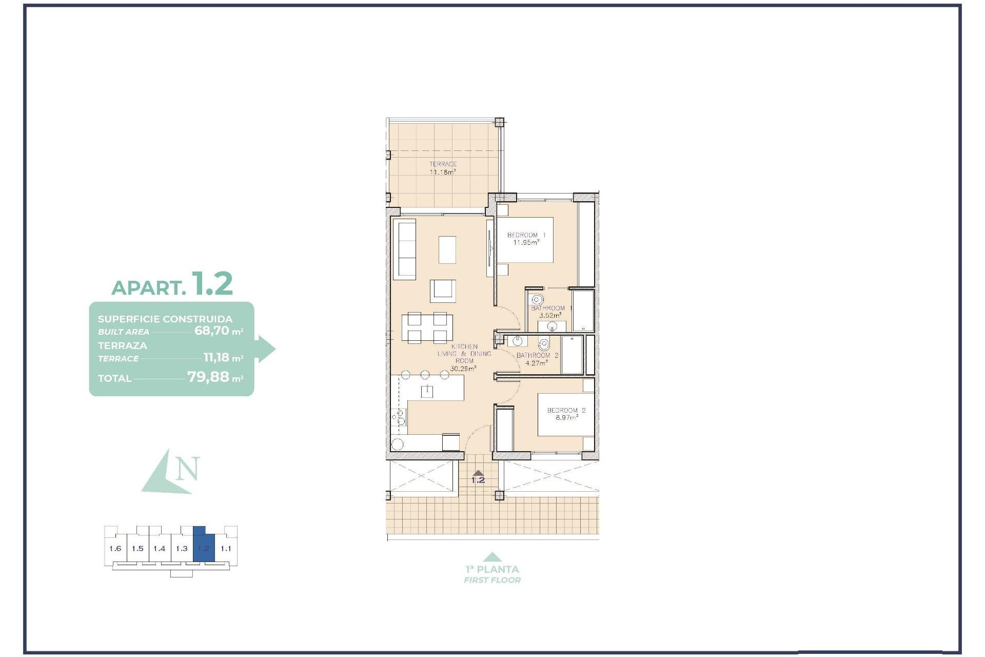 Nouvelle construction - Apartment - Los Alcazares - Serena Golf