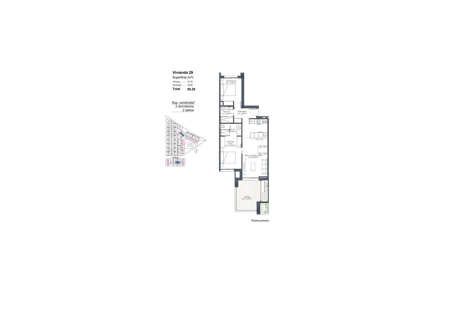 Nouvelle construction - Appartement - Los Alcazares - Serena Golf