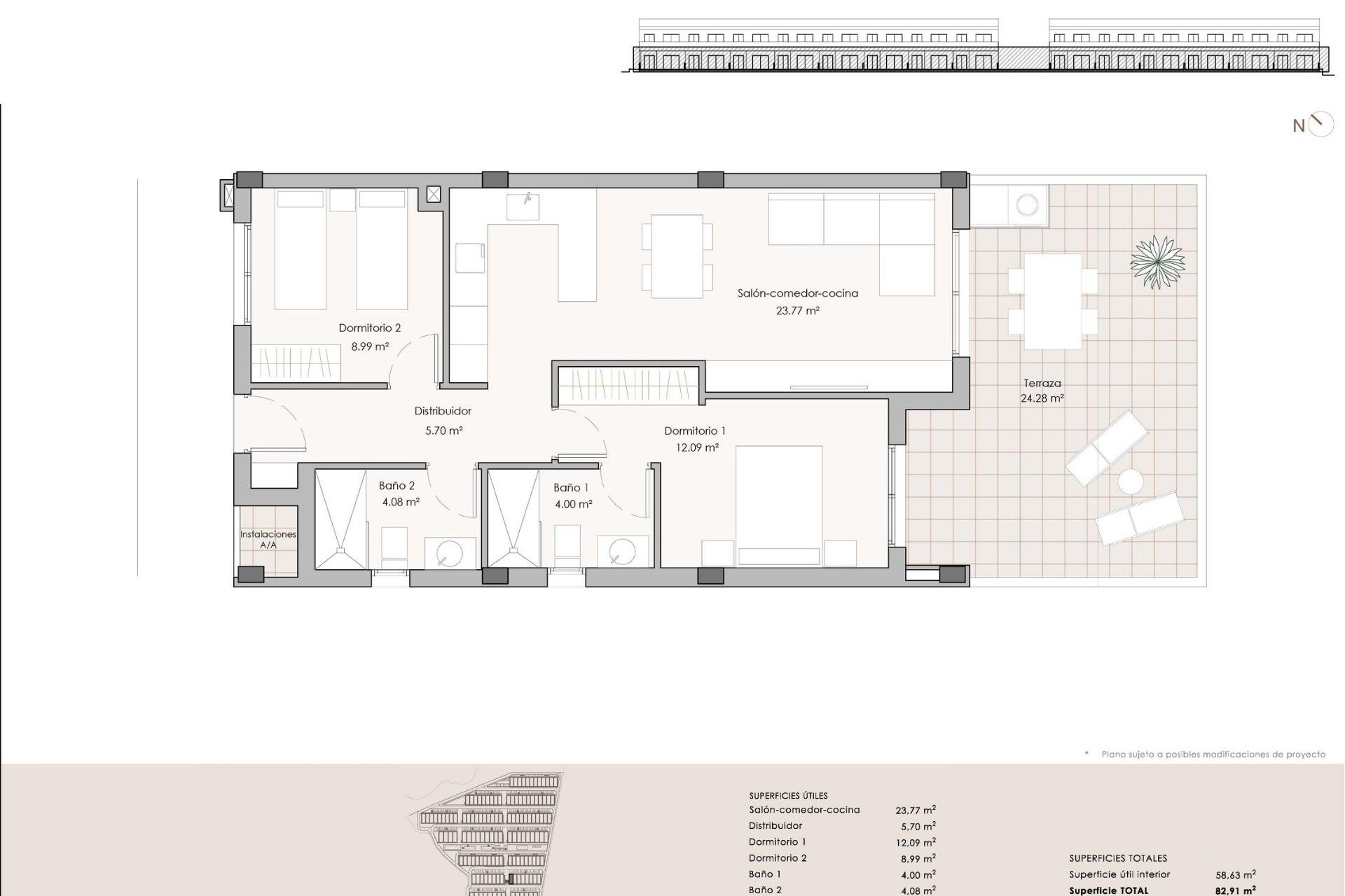 Nouvelle construction - Appartement - Pulpi - Aguilón Golf