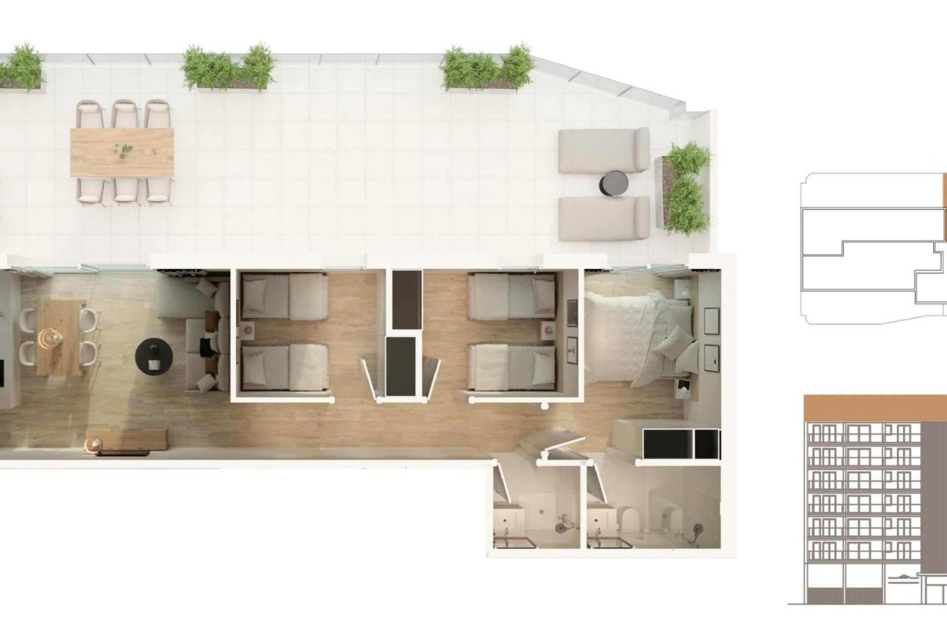 Nouvelle construction - Attique - Moncofa - Playa de Moncofa