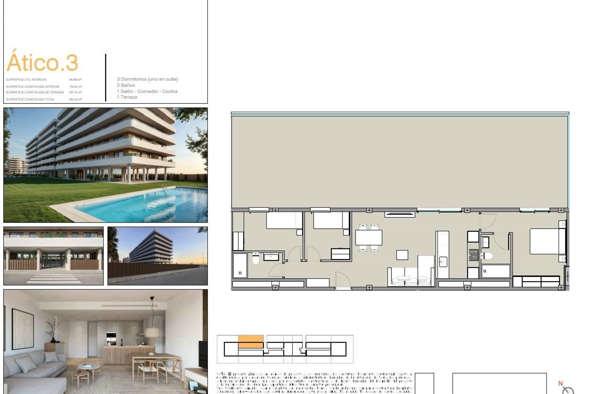 Nouvelle construction - Attique - Moncofa - Playa de Moncofa