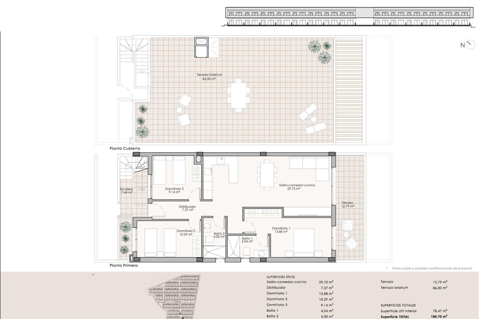 Nouvelle construction - Attique - Pulpi - Aguilón Golf