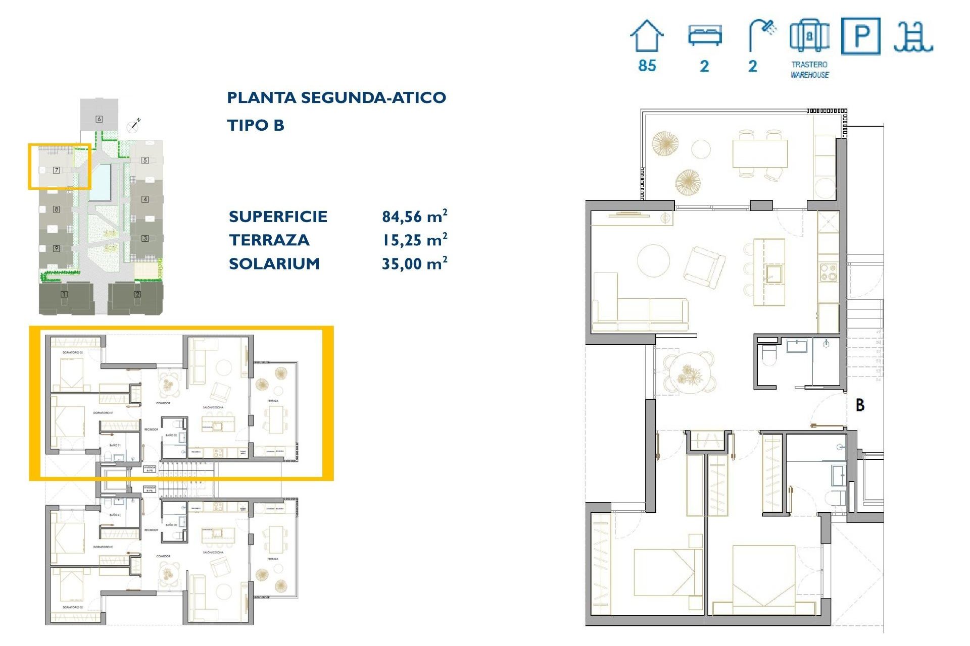 Nouvelle construction - Attique - San Pedro del Pinatar - Pueblo