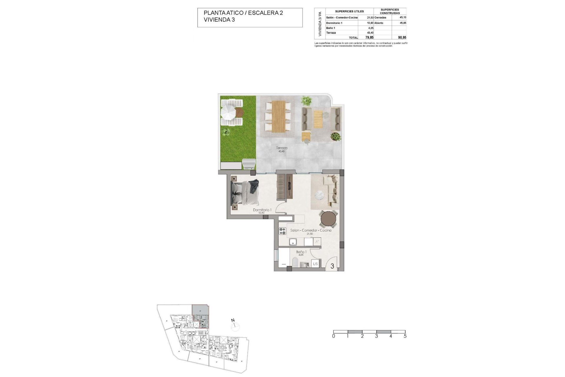 Nouvelle construction - Attique - Santa Pola - Estacion de autobuses