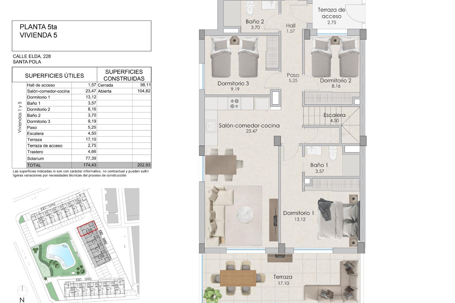 Nouvelle construction - Attique - Santa Pola - Playa Tamarit