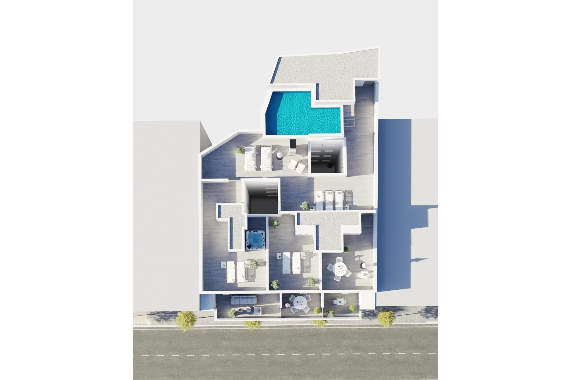 Nouvelle construction - Attique - Torrevieja - Centro