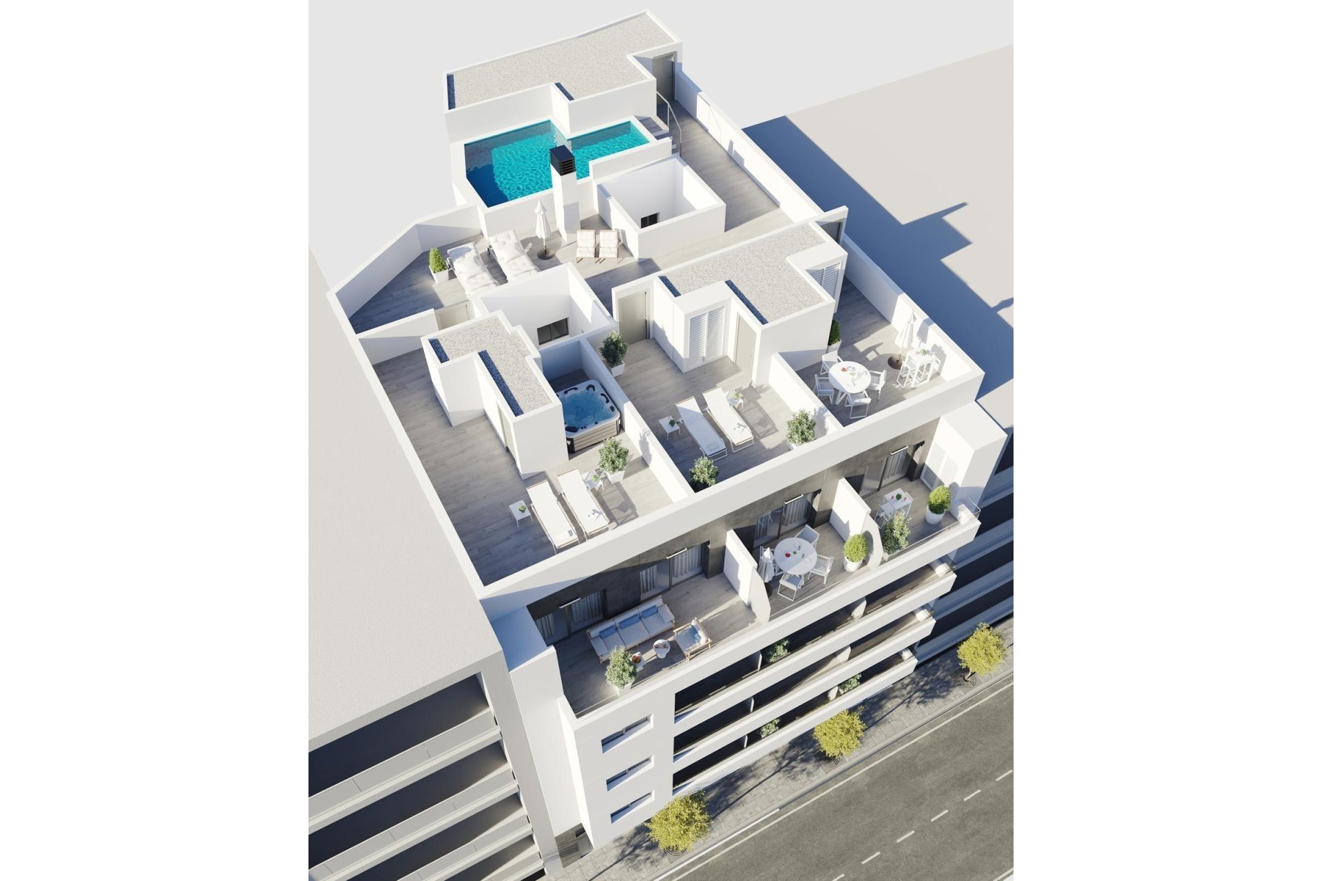 Nouvelle construction - Attique - Torrevieja - Centro