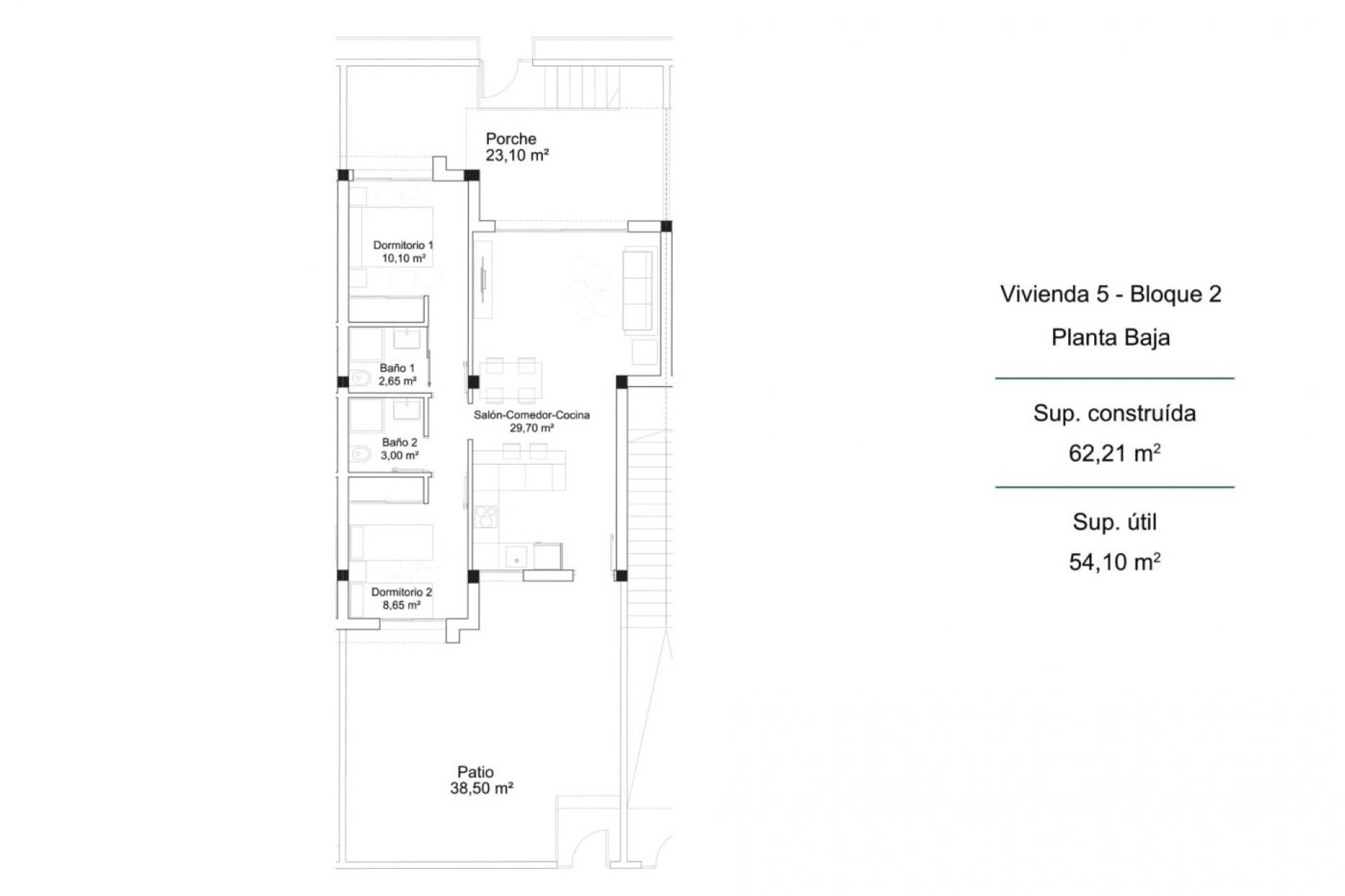 Nouvelle construction - Bungalow - Orihuela Costa - PAU 26