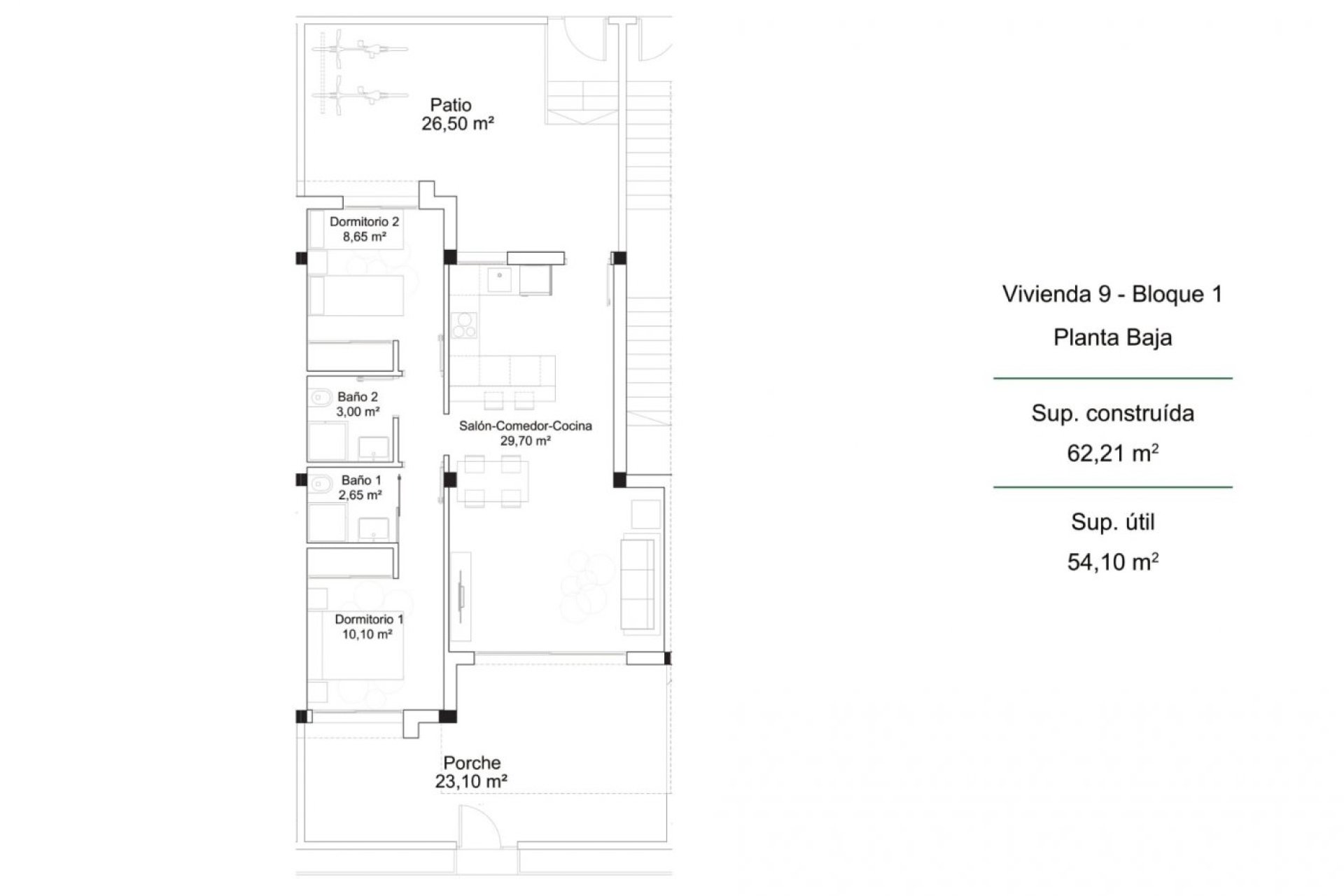 Nouvelle construction - Bungalow - Orihuela Costa - PAU 26