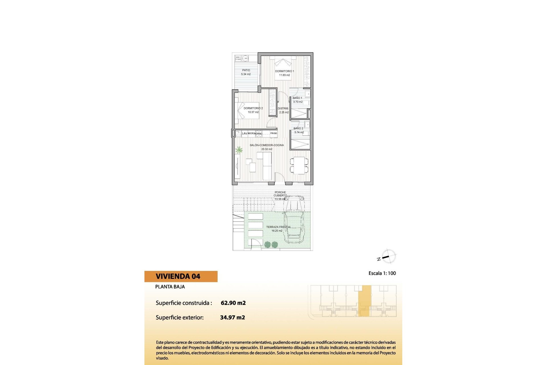 Nouvelle construction - Bungalow - San Pedro del Pinatar - El Salero
