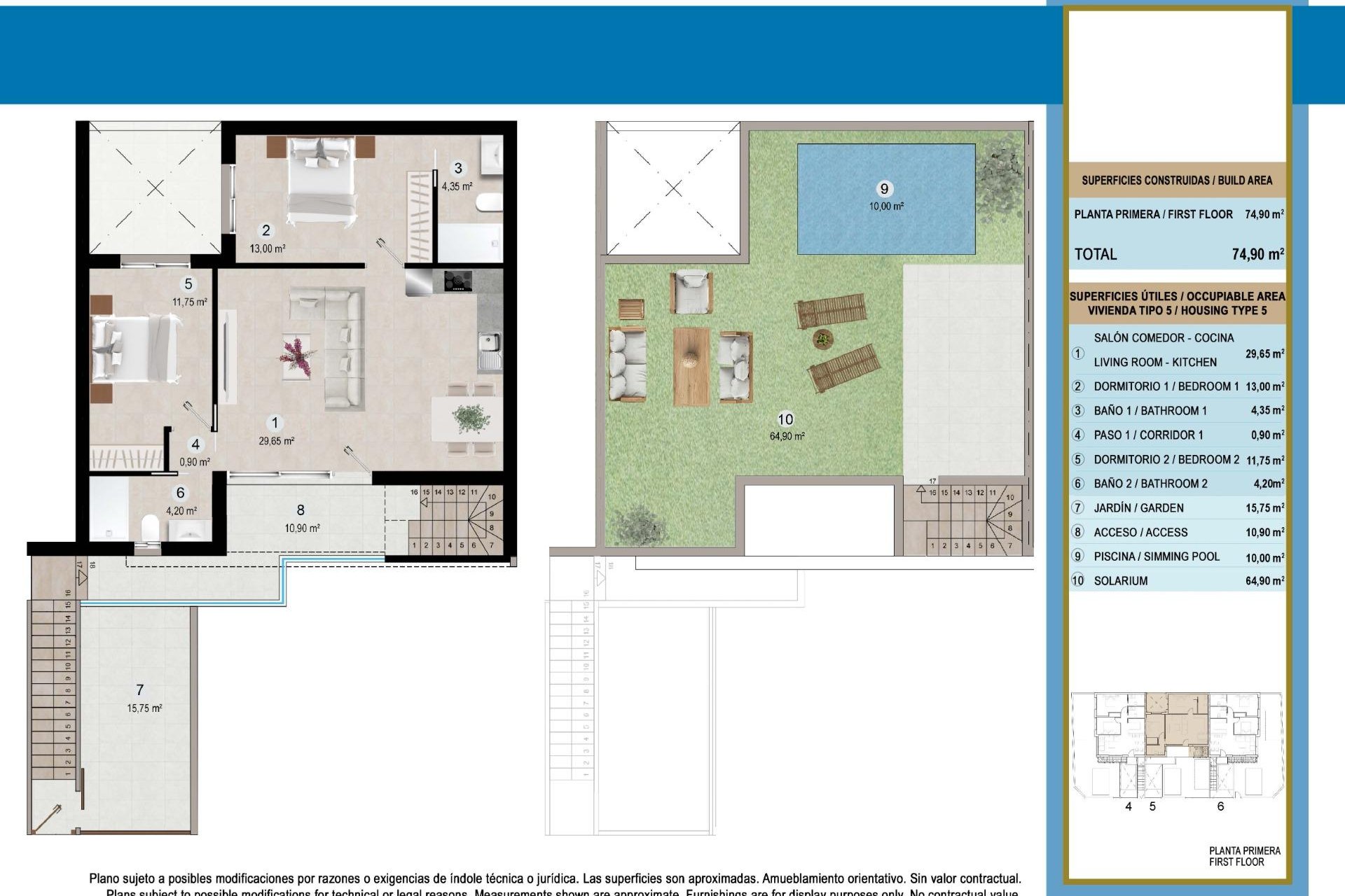 Nouvelle construction - Bungalow - San Pedro del Pinatar - Lo Pagan