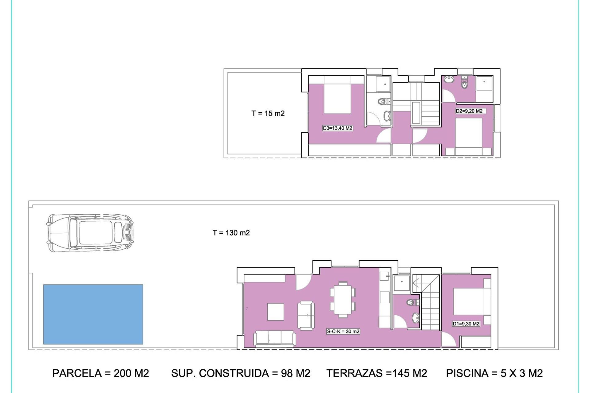 Nouvelle construction - Pareado - Daya Nueva - pueblo