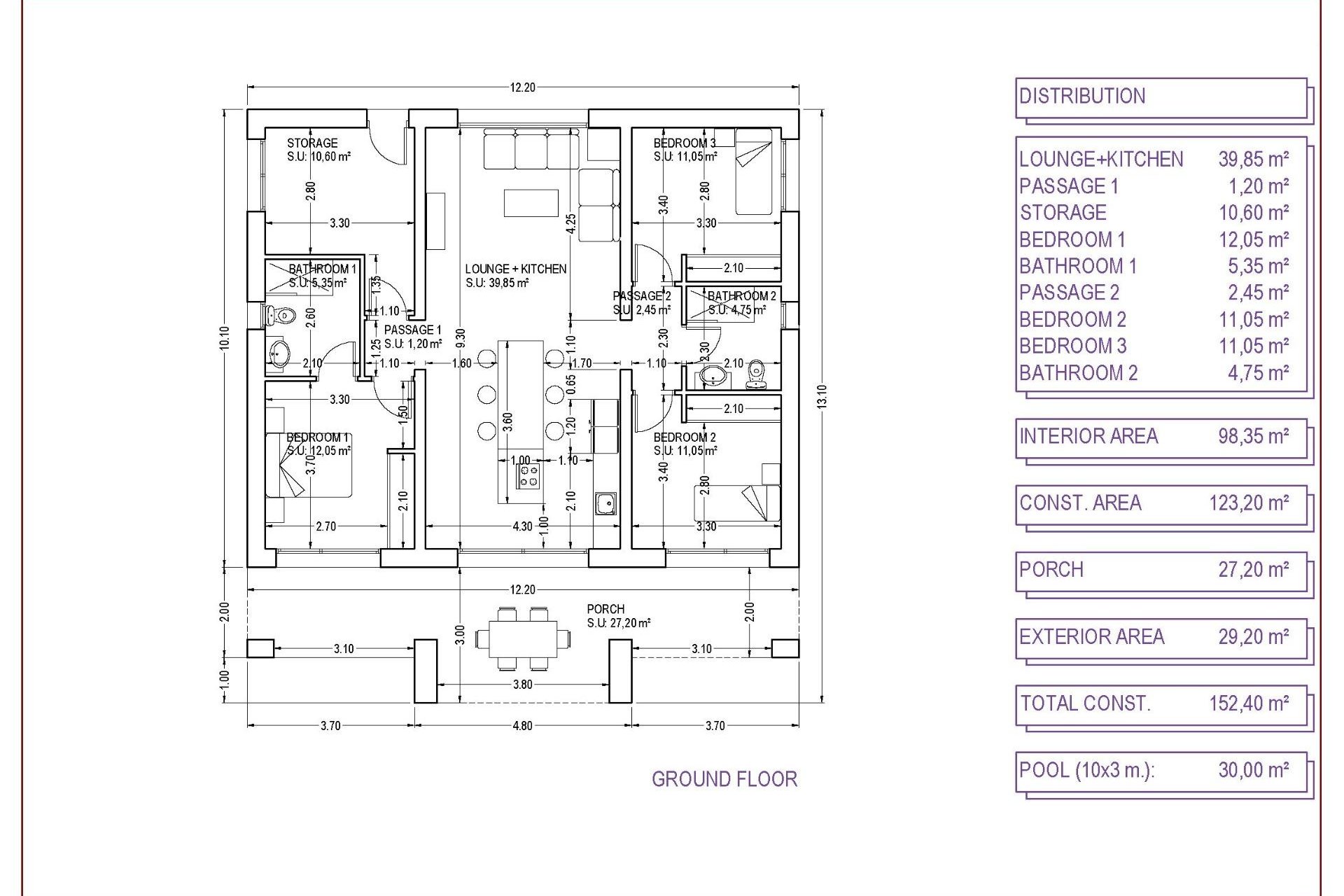 Nouvelle construction - Villa - Pinoso - Lel