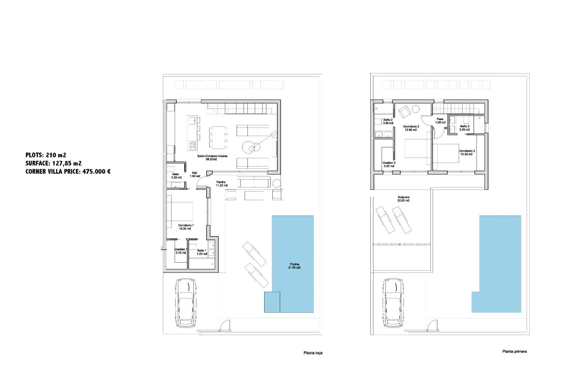 Nouvelle construction - Villa - San Javier - Parque de los leones