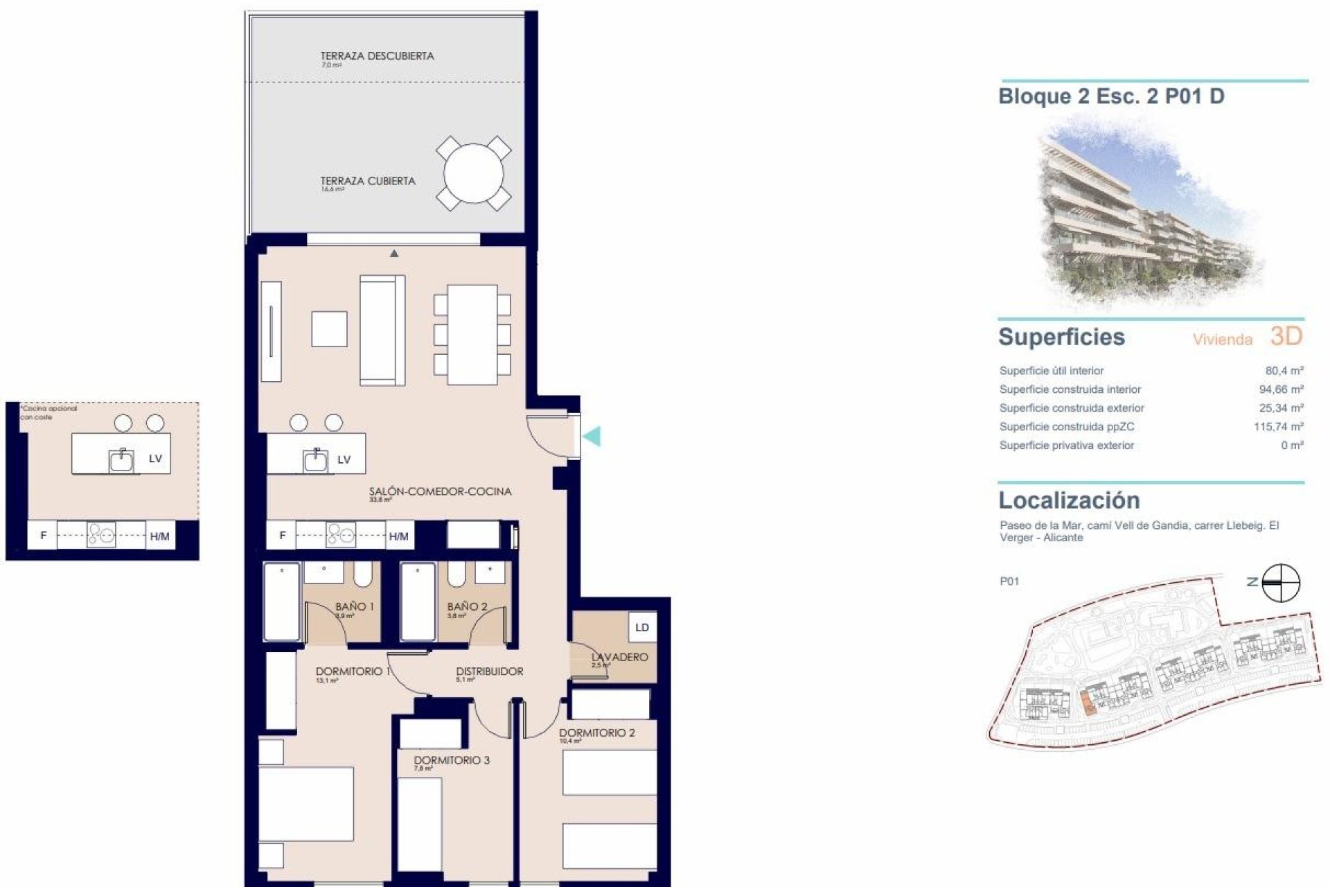 Obra nueva - Apartamento / piso - Denia - Playa de La Almadraba