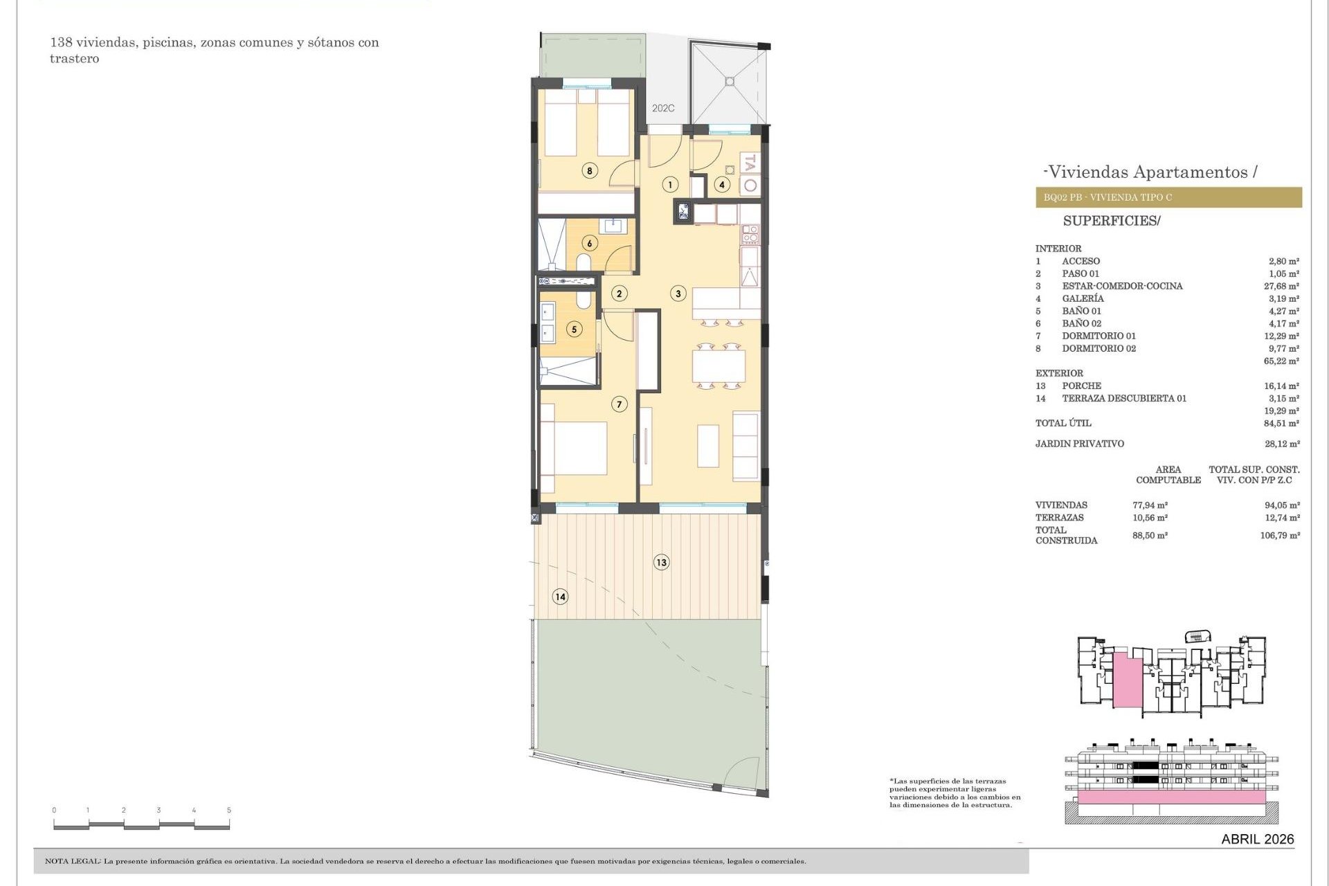 Obra nueva - Apartamento / piso - Finestrat - Campana Garden