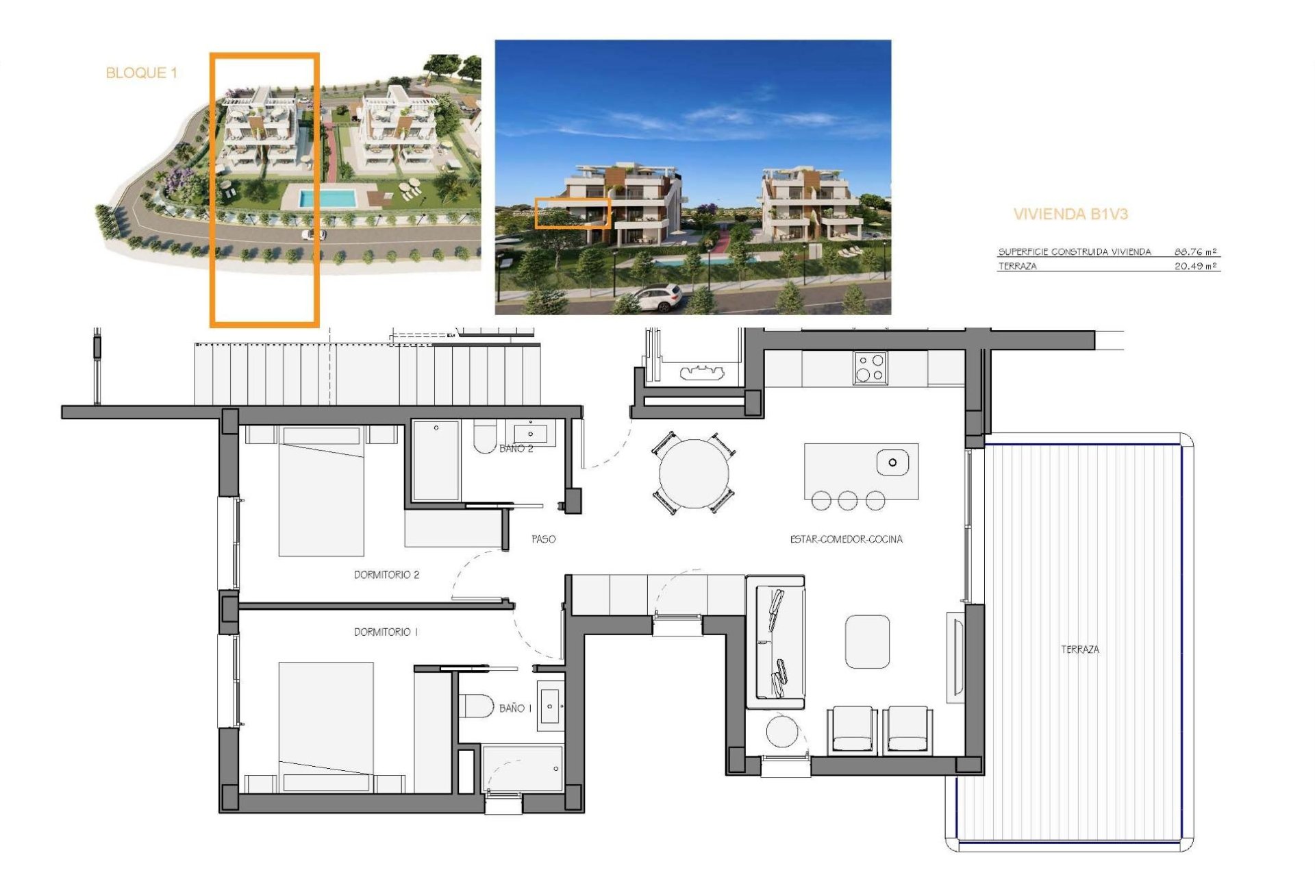 Obra nueva - Apartamento / piso - Fuente Álamo - Hacienda del Alamo