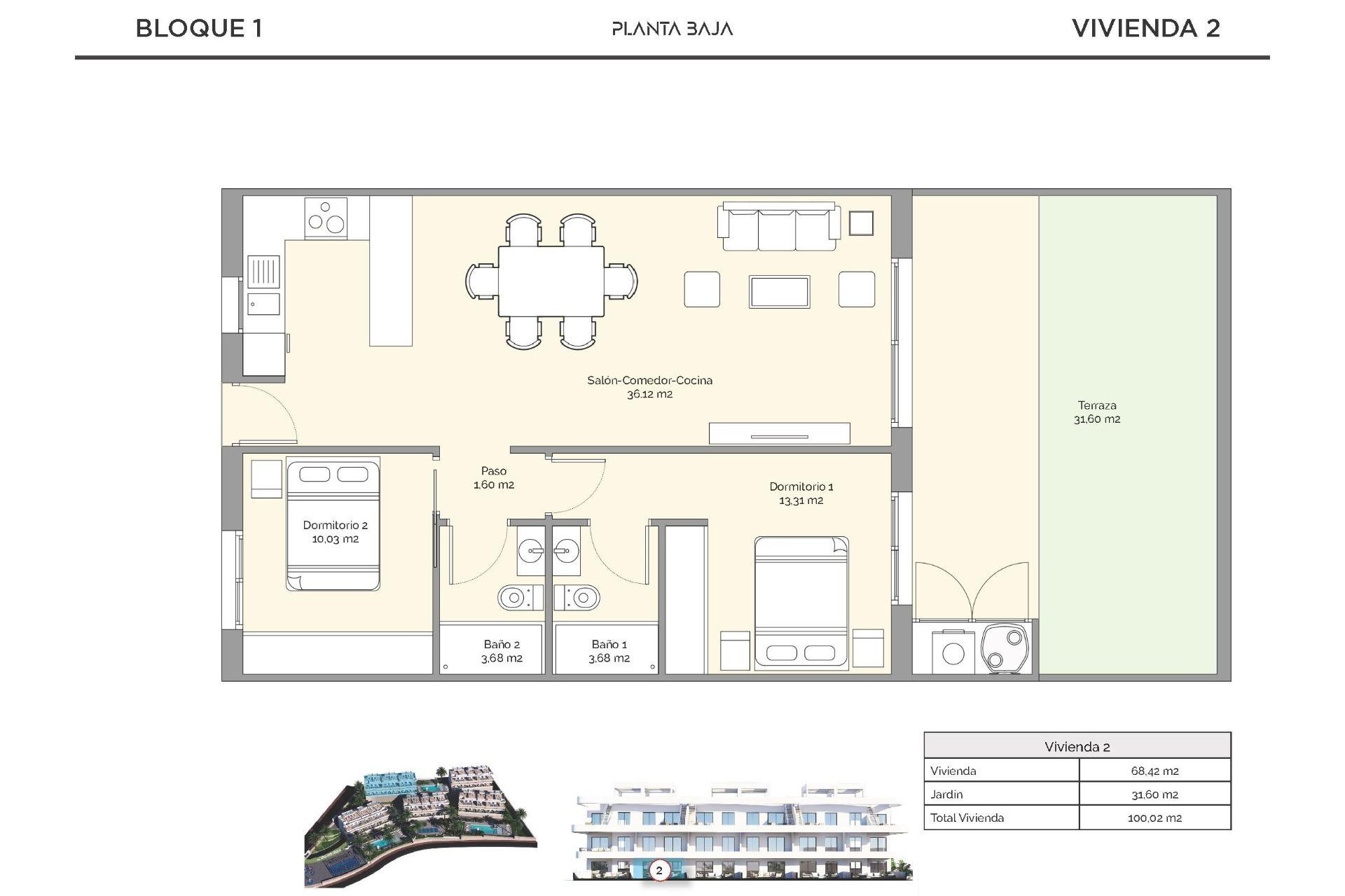 Obra nueva - Apartment - Finestrat - Golf Piug Campana