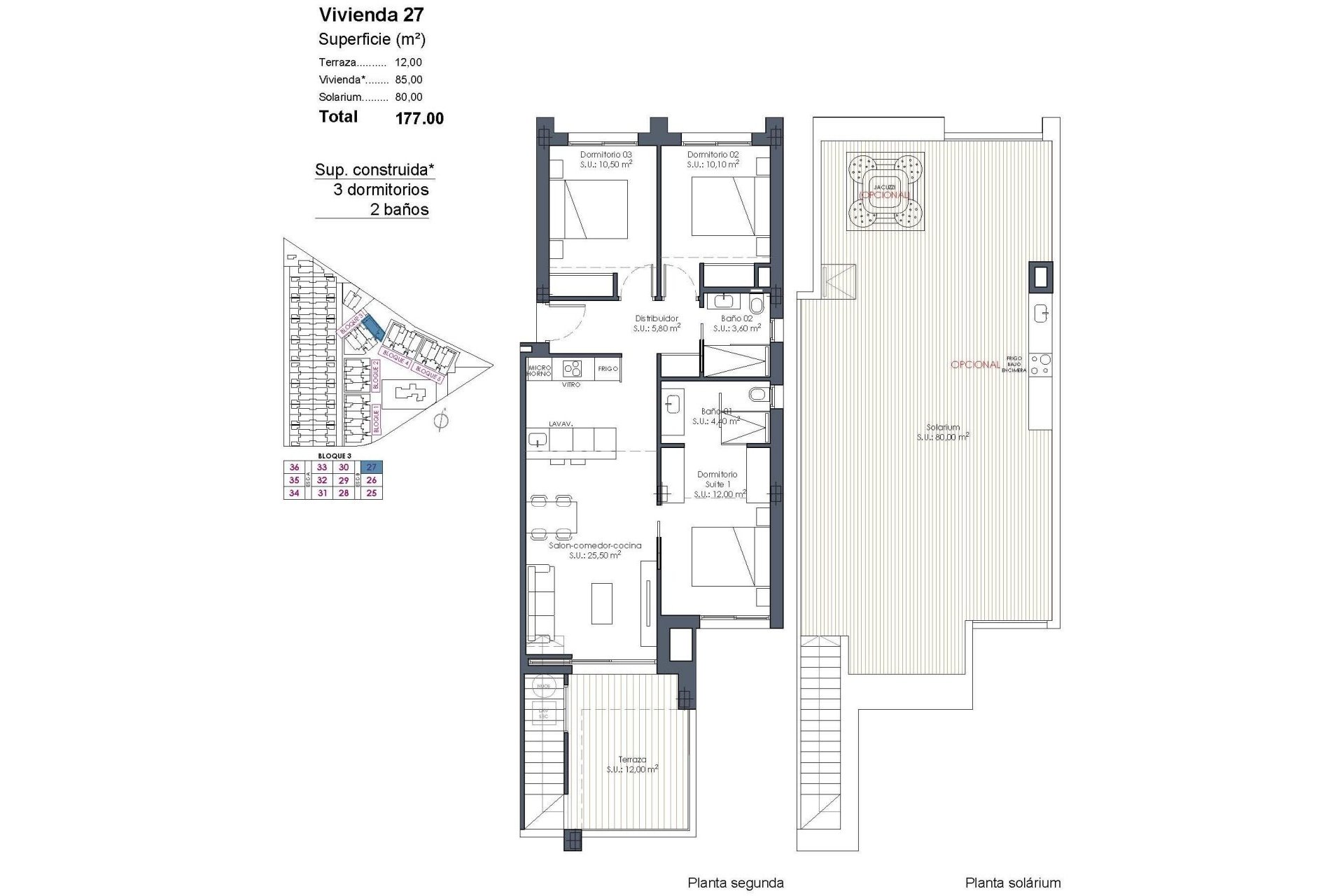 Obra nueva - Ático - Los Alcazares - Serena Golf