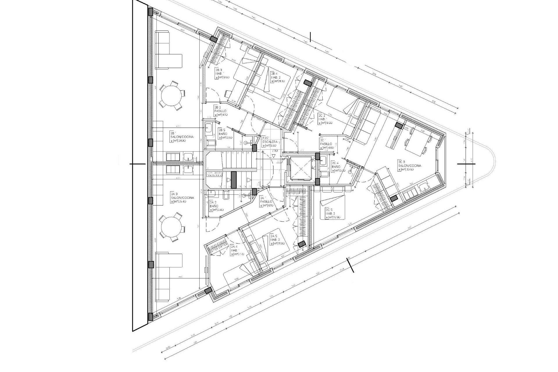 Obra nueva - Ático - Mazarron - pueblo