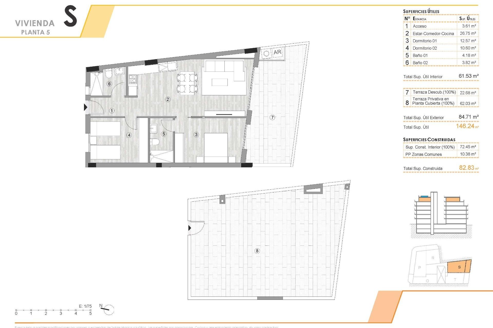Obra nueva - Ático - Torrevieja - Centro