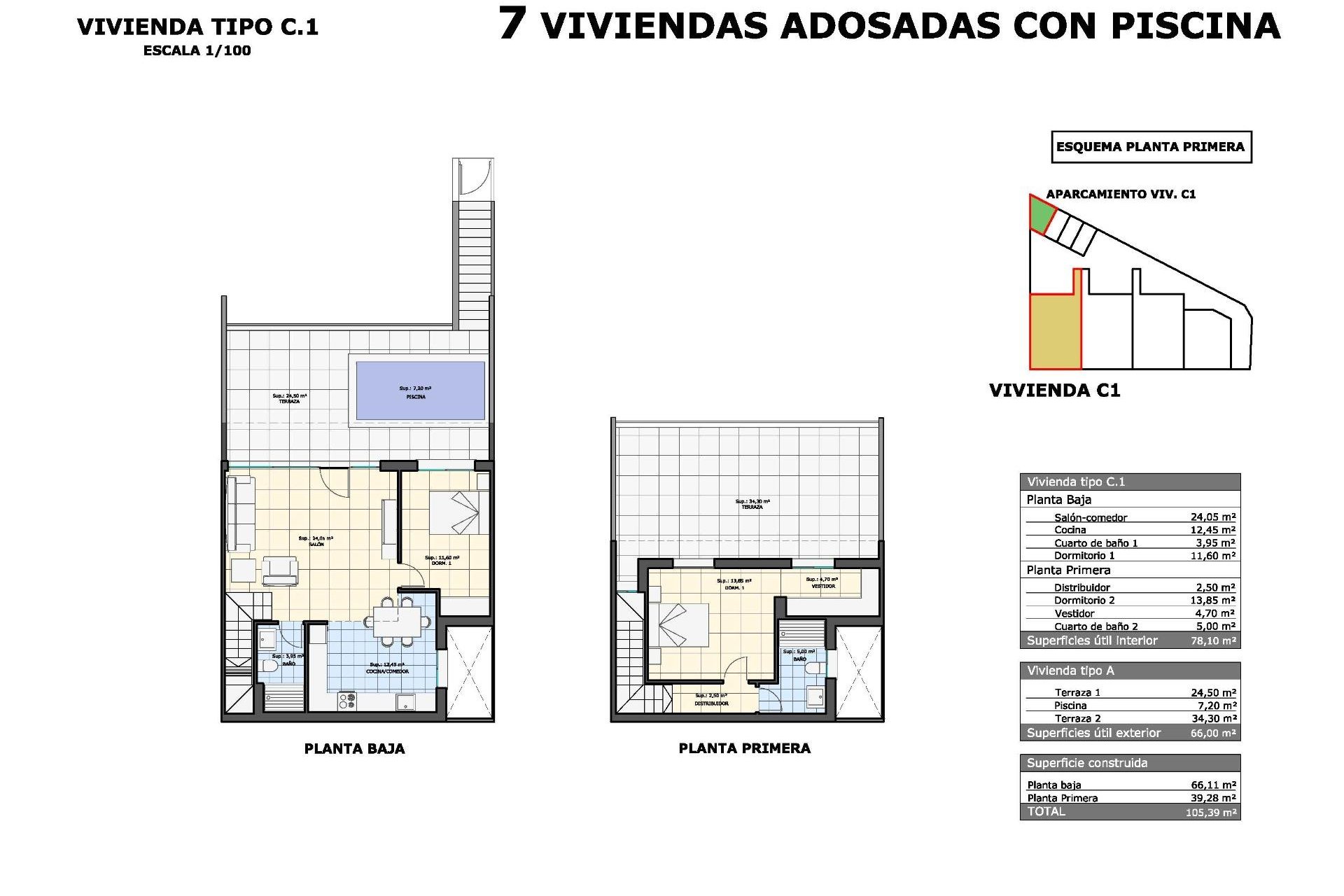 Obra nueva - Bungalow - Pilar de la Horadada - pueblo