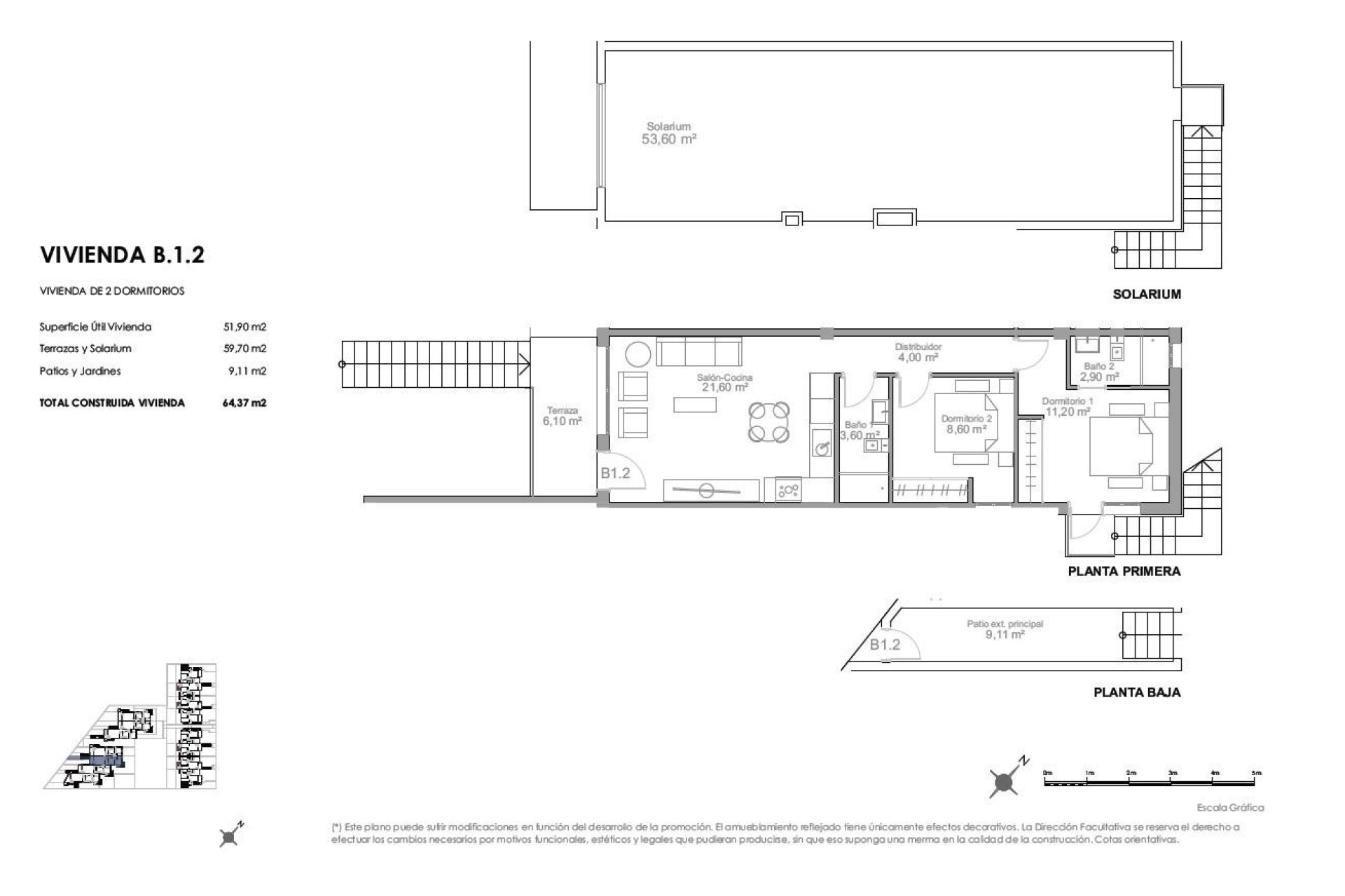 Obra nueva - Bungalow - Puerto de Mazarron - Playa Negra