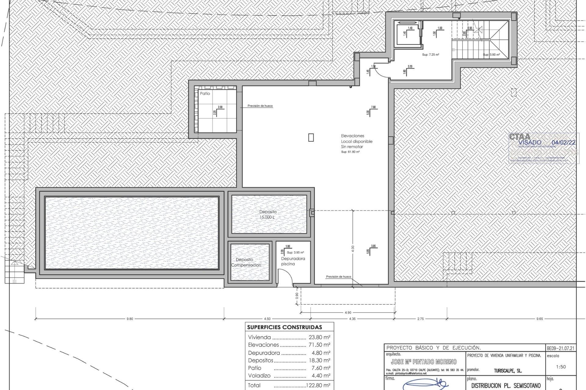 Obra nueva - Villa - Benissa - Racó Del Galeno