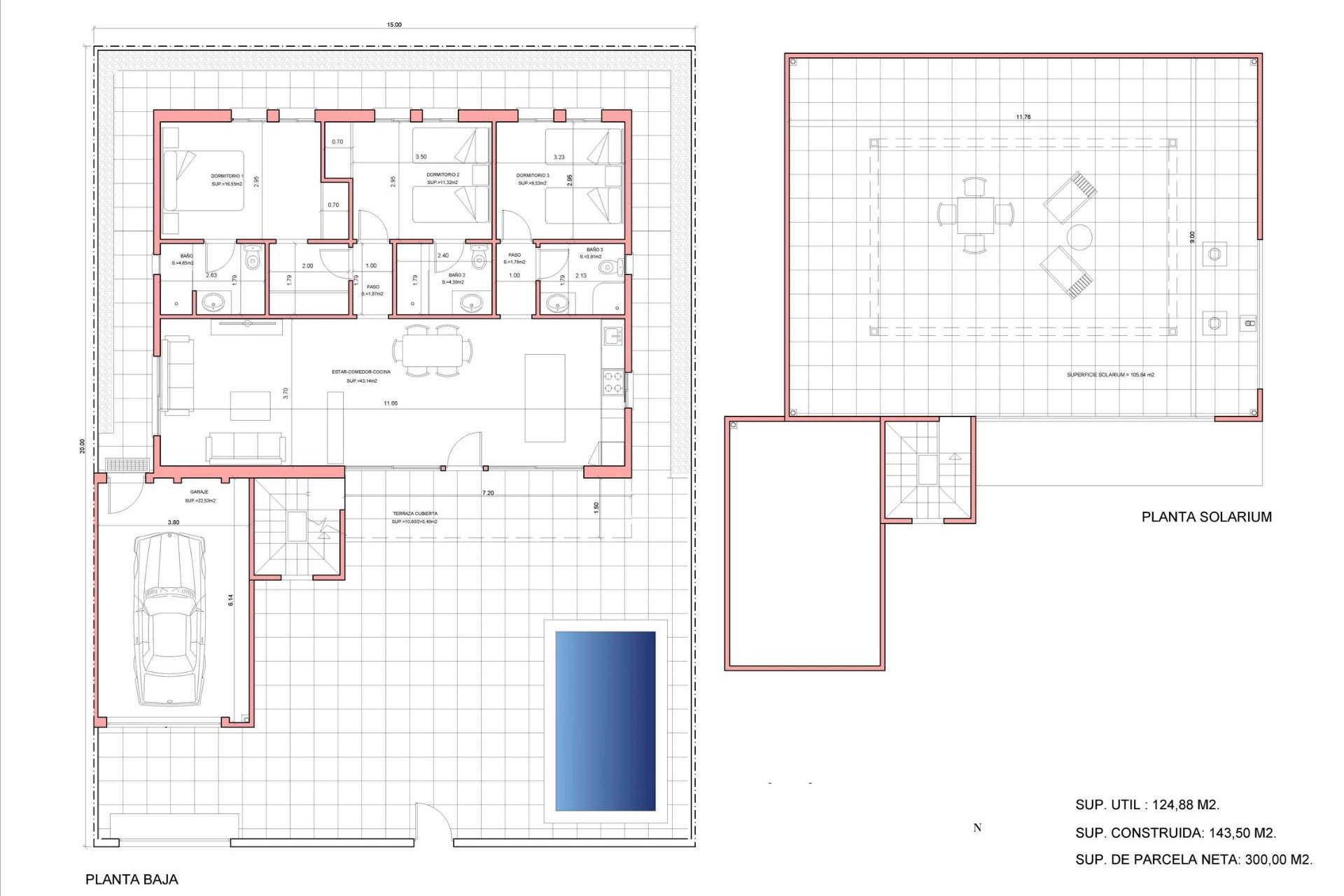 Obra nueva - Villa - Fuente Álamo - La Pinilla