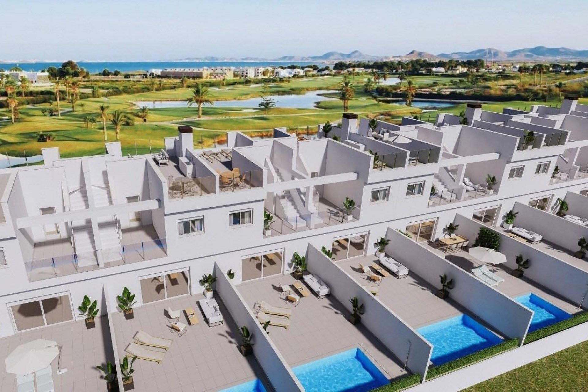 Obra nueva - Villa - Los Alcazares - Serena Golf