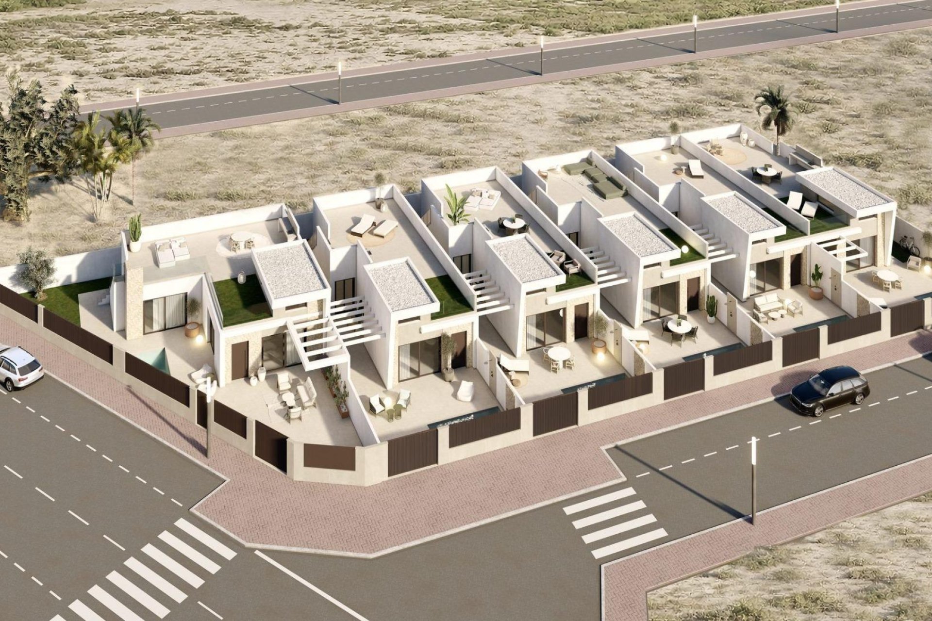 Obra nueva - Villa - Los Alcazares - Serena Golf