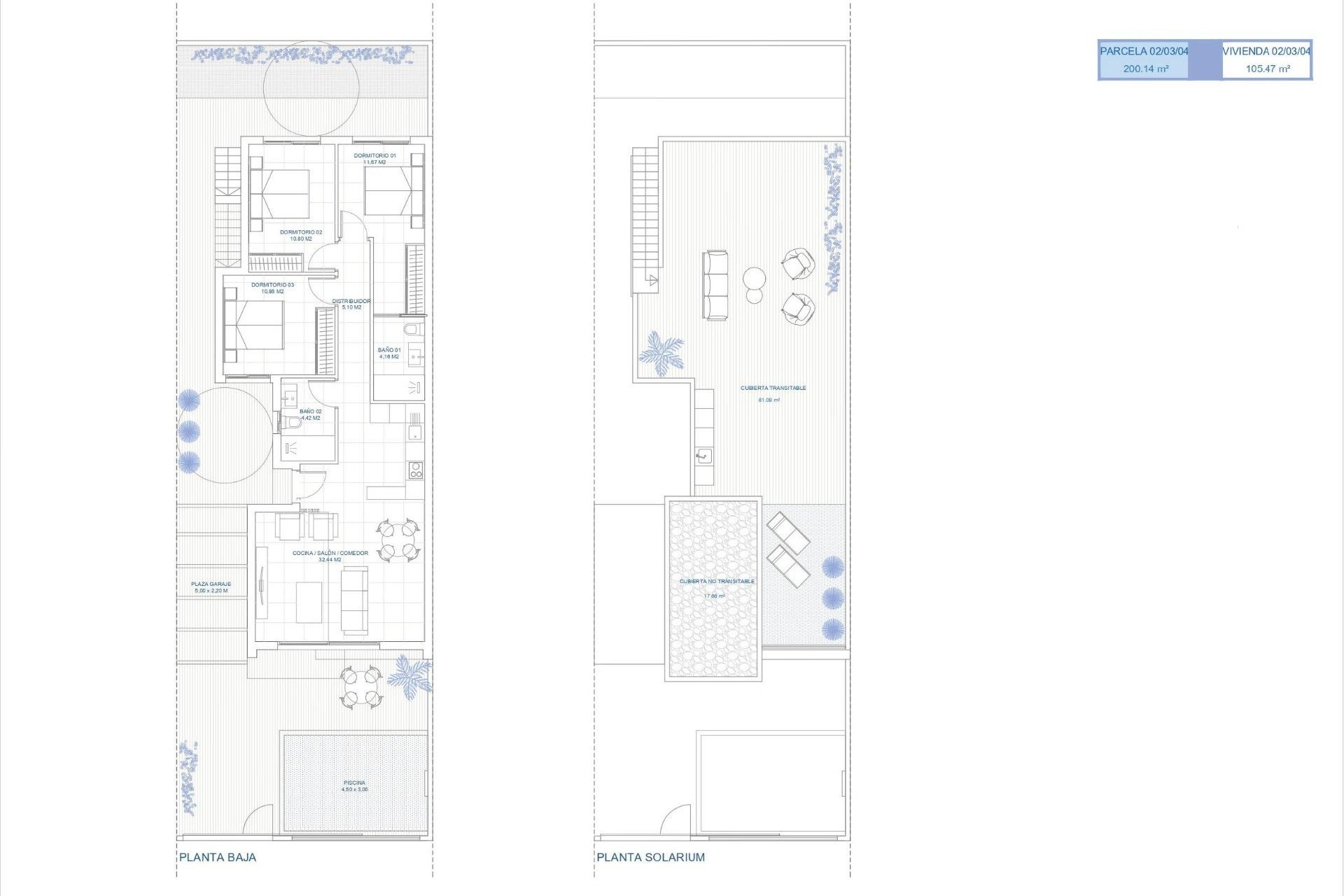 Obra nueva - Villa - Los Alcazares - Serena Golf