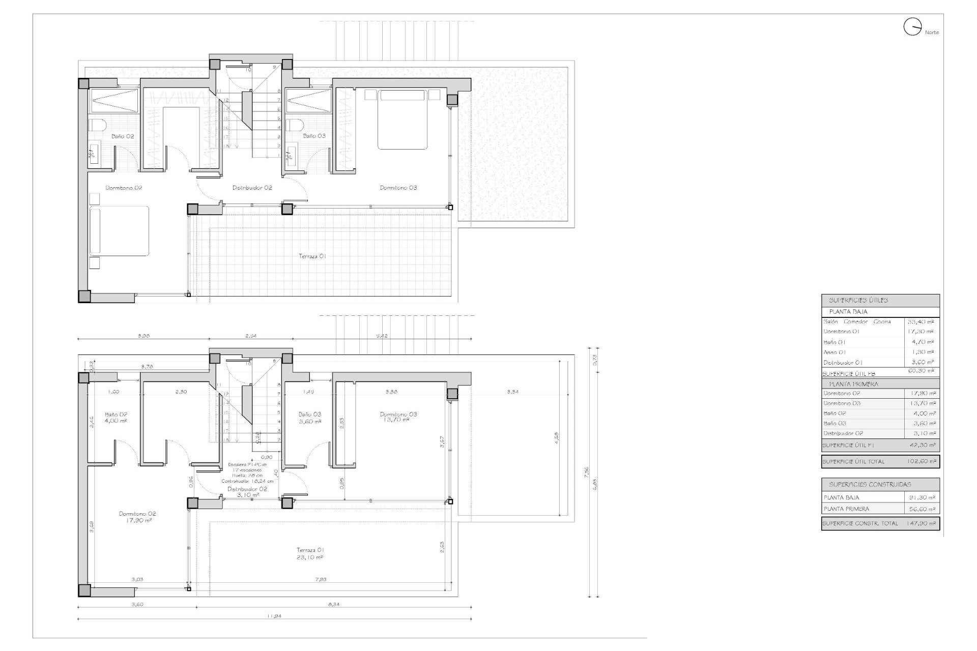 Obra nueva - Villa - Orihuela Costa - PAU 26