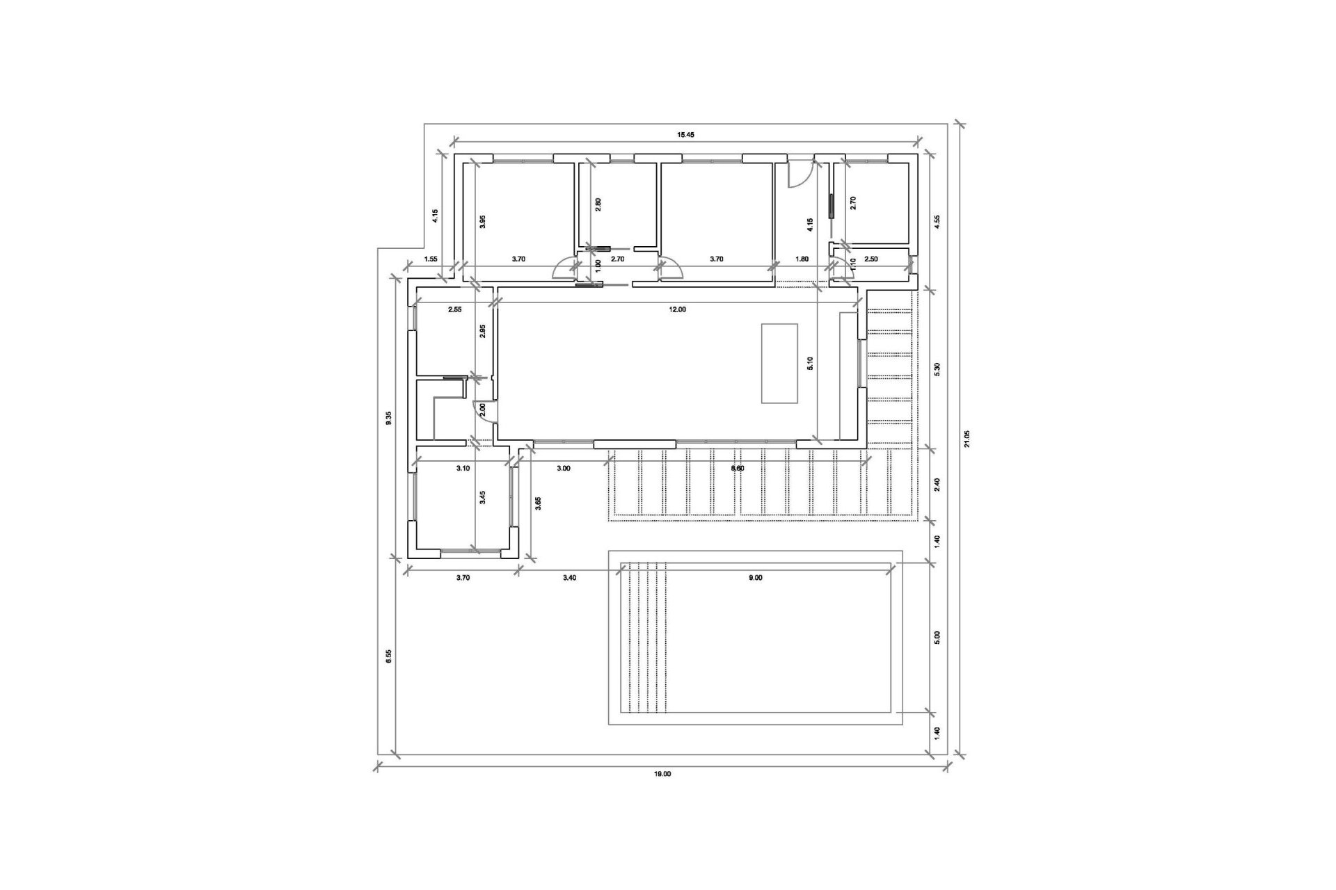 Obra nueva - Villa - Pinoso - Casas Pastor