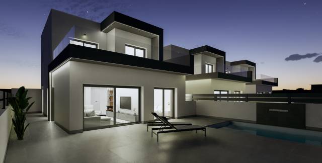 Compra una Villas de Obra Nueva en Benijófar  Lujo, Diseño Moderno y Ubicación Privilegiada
