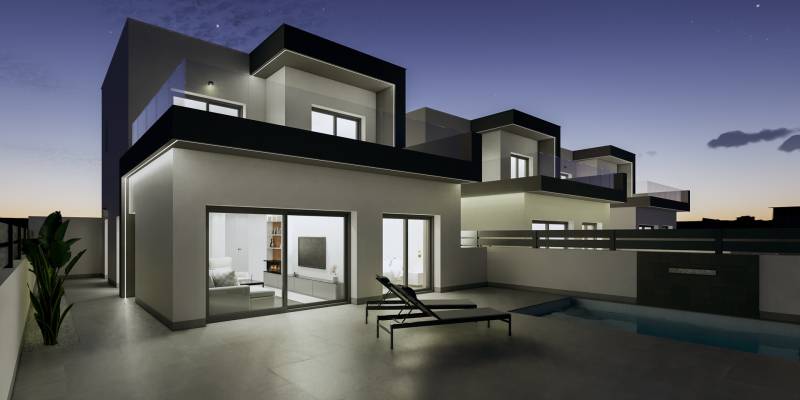 Villas neuves à Benijófar avec ascenseur : des maisons pensées pour l’avenir 