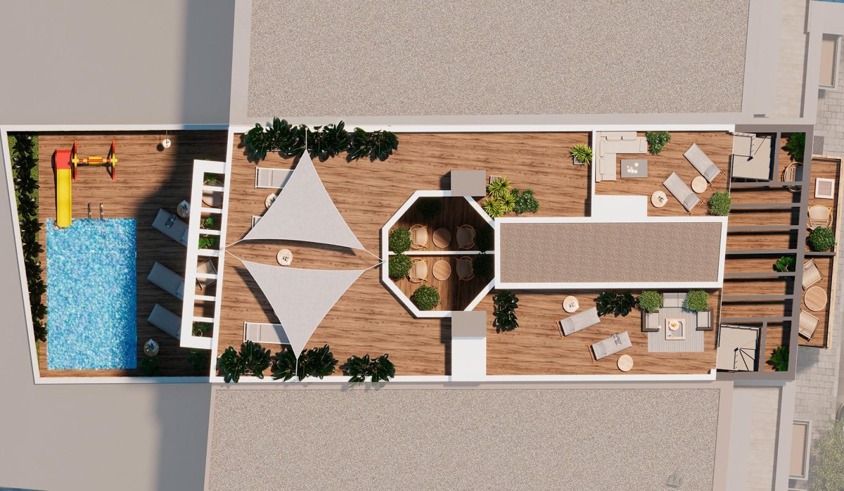 Nouvelle construction - Attique - Torrevieja - Playa de El Cura