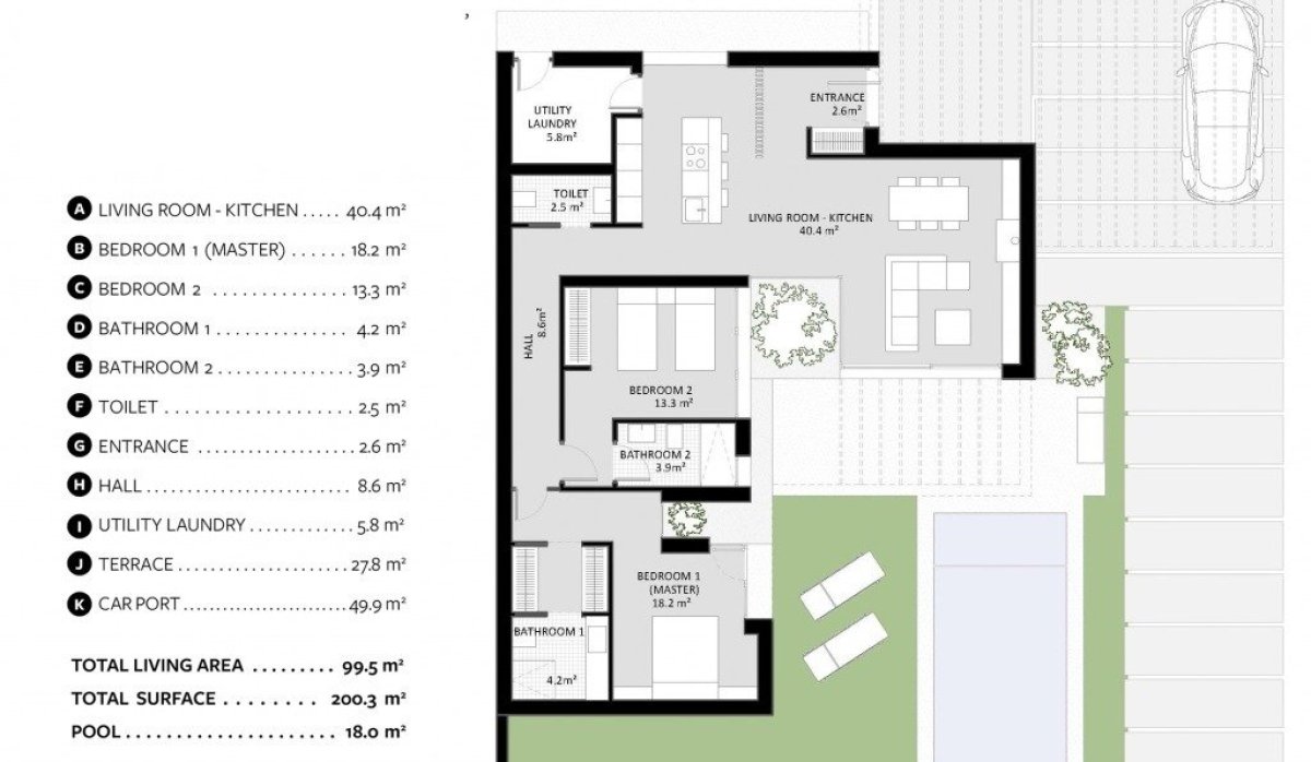 Nouvelle construction - Villa - Baños y Mendigo - Altaona Golf And Country Village