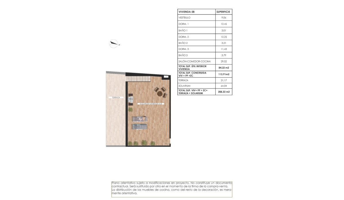 Nouvelle construction - Attique - Torrevieja - Parque de las Naciones