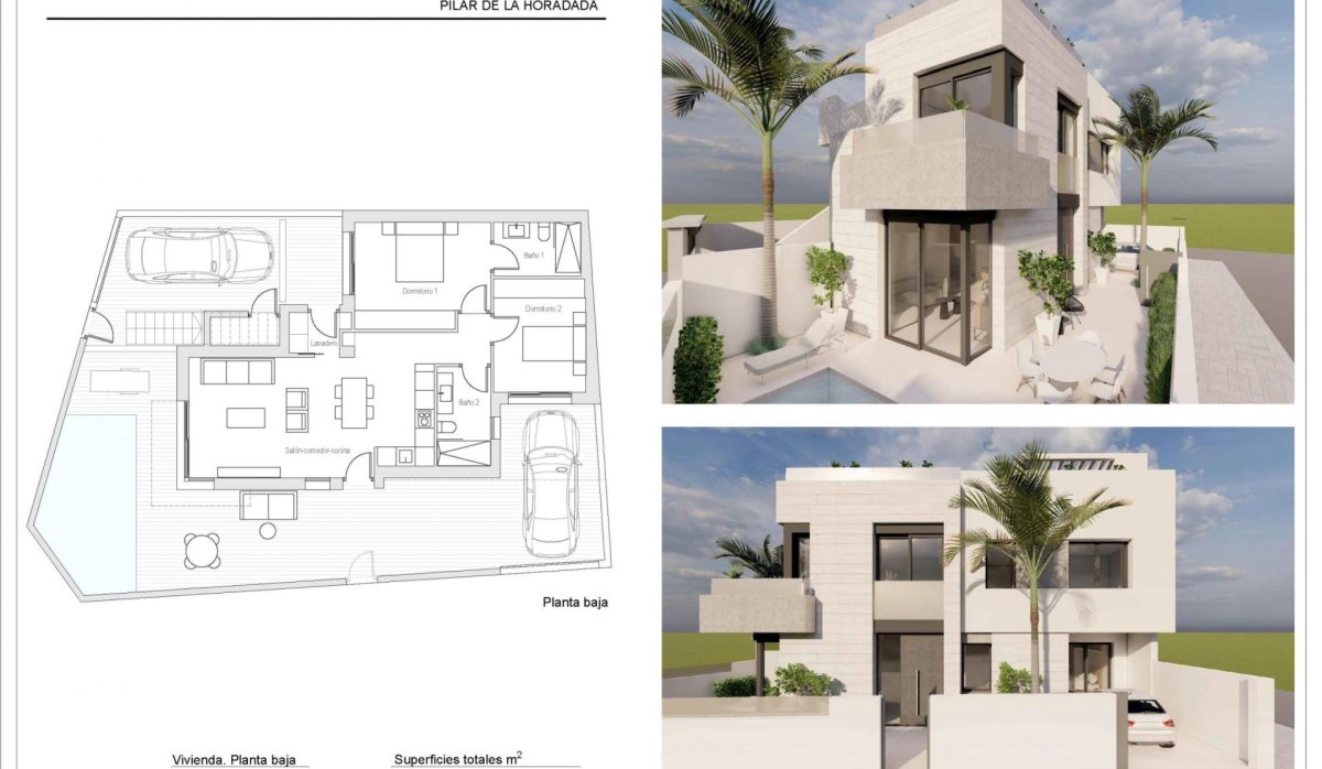 New Build - Bungalow - Pilar de la Horadada - pueblo