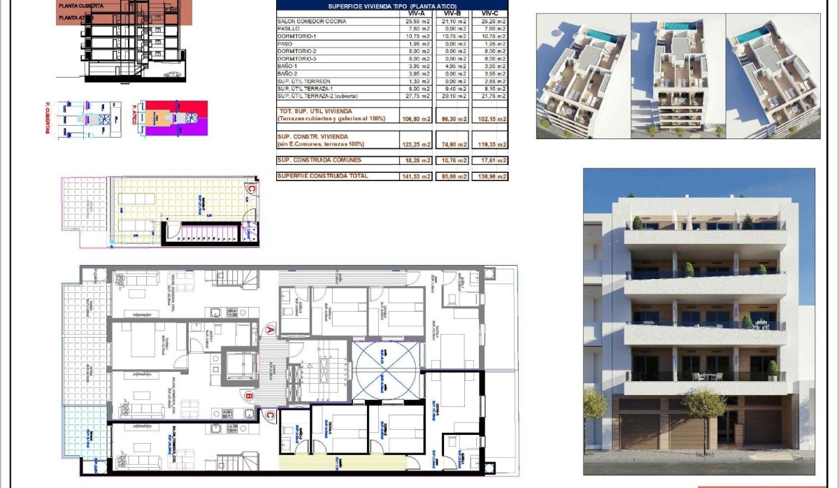 Nouvelle construction - Attique - Torrevieja - Centro